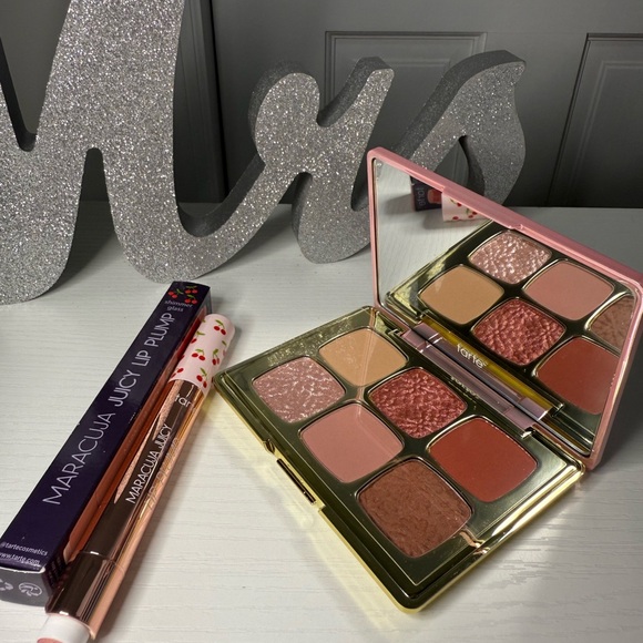 Tarte Maracuja Juicy eyeshadow palette & lip shimmer glass bundle - Picture 1 of 3